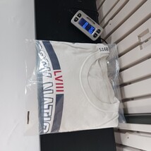 Brock Nation LVlll Perry Made Men's White Short Sleeve Graphic T-Shirt Chest 46" image 6