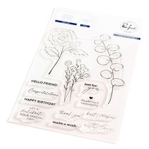 Pinkfresh Studio Clear Stamp Set 4&quot;X6&quot;-With Love PF198523 - £17.00 GBP