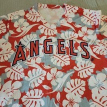 Los Angeles Angels Mesh Jersey T Shirt Large Hawaiian Game Day Giveaway 2014 - £7.42 GBP