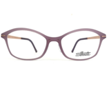 Silhouette Eyeglasses Frames SPX 1595 75 4020 Matte Purple Gold 51-17-130 - £169.08 GBP