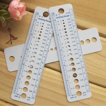 3Pcs Soft Plastic Sewing Ruler for Measuring, Needlework, Yarn, and DIY Knitting - £5.93 GBP