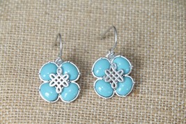 Earrings (New) Lucerne Turquoise Earrings - 1&quot; Drop - 341718 - Lulu Avenue - £11.83 GBP