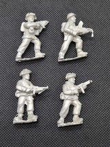 (4) Military Infantry With Rifles Metal Miniatures 1 1/2&quot; - $329.27 MXN
