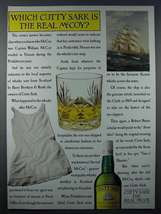 1986 Cutty Sark Scotcy Ad - Which is the Real McCoy? - $18.49