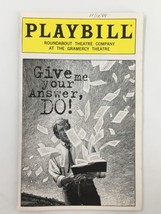 1999 Playbill Gramercy Theatre Kate Burton in Give Me Your Answer, Do! - £11.12 GBP