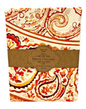 Maison d&#39; Hermine Palatial Paisley 69&quot; Round Tablecloth 100% Cotton Orange - $41.58