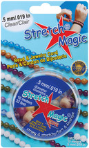 Stretch Magic Bead &amp; Jewelry Cord .5mmX10m-Clear. - £10.91 GBP