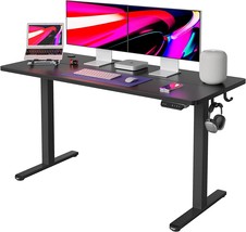 FEZIBO Electric Standing Desk, 55 x 24 Inches Height Adjustable Table, Ergonomic - £204.51 GBP
