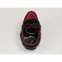 Men's GENIO Casual Dress Shoes Turkey Patent Leather 120580105 Black Red image 2