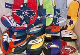 NFL Split Color Slide Slippers by Forever Collectibles Select Team &amp; Size Below - £16.59 GBP+