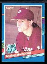 1991 Donruss #44 - Mickey Morandini - Philadelphia Phillies - Rated Rookie - $5.00