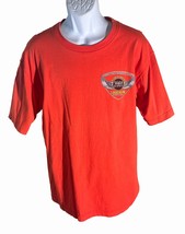 2001 LAUGHLIN BIKE RALLY Short Sleeve T-Shirt Orange XL - $9.89