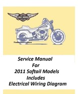 2011 Harley Davidson Softail Models Service Manual - $22.95