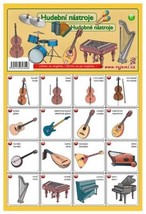 Memory Game Pexeso Musical Instruments, (Find the pair!), European Product - £5.72 GBP