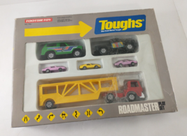 Vintage Tootsie Toy Toughs ROADMASTER Diecast Semi Truck Car Hauler Toy ... - £11.88 GBP