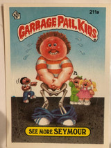 See More Seymour Garbage Pail Kids trading card Vintage 1986 - $2.97