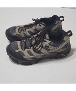 Merrell Shoes Mens 9.5 Gray Beluga Hiking Vibram Soles MOAB 3 WP Outdoor... - £50.61 GBP