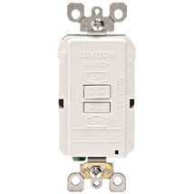 Leviton GFNL1-W 20 Amp White GFCI Receptacle, White - $29.95
