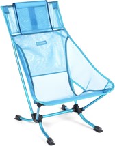 Helinox Beach Chair Blue Mesh, Lower-Profile, Compact, Collapsible Camping Chair - £187.03 GBP