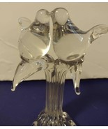 Art Glass Kissing Birds on perch - €28,64 EUR