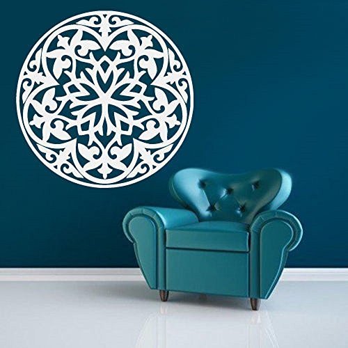 Wall Decal Vinyl Sticker Mandala Menhdi Ornament Om Indian Hindu Buddha - $63.00