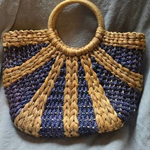 Croft and Barrow wicker tote bag - $18.70