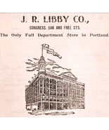 1906 J.R. Libby Company Department Store Advertisement Portland Maine E17F - $35.02 CAD