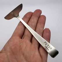 PETER 1940 Antique Pharmacy Silver Cutlery Scapula Baby Food Pusher - $239.00