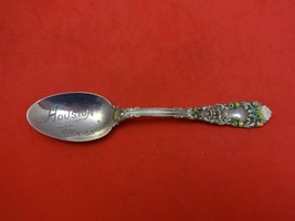 Renaissance by Dominick & Haff Sterling Silver Teaspoon Souvenir Enameled 6" - £70.43 GBP