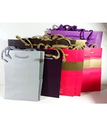 14 Assorted Sturdy YVES ROCHER GIFT BAGS - See pictures for colors/designs - $16.93 CAD