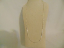 Giani Bernini 30&quot; Sterling Silver Long Bar Link Chain Necklace K643 $225 - $97.91