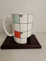 Kate Spade &quot;Say The Word&quot; Crossword Puzzle Coffee Mug by Lenox - £7.46 GBP