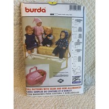 Burda Doll Clothes Sewing Pattern sz doll 16 to 22 inch 8591 - uncut - $14.15
