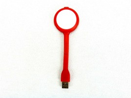 4-Port USB Hub, Lollipop Shape, Positionable Bendy Stem, LED Light, Red,... - $12.69