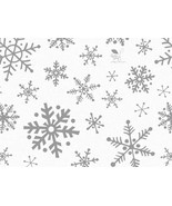 Silver Snowflakes Christmas Tissue Paper 20x30&quot; Set of 12 - $7.43