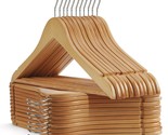 Wooden Hangers - 30 Pack - Slim Wooden Suit Hangers Coat Hangers For Clo... - $64.59