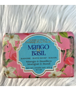 Fabrique En Italie Sapone Bath Soap Bar MANGO BASIL 10.5 Oz- Handmade  I... - $11.99