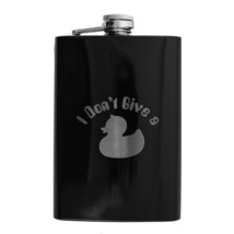 8oz BLACK I Don&#39;t Give a Duck Flask - $21.55
