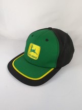 Vintage John Deere K-Product Hook &amp; Loop Embroidery Hat Made In USA - £27.45 GBP