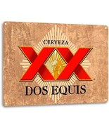 Dos Equis XX Beer Logo Retro Wall Art Decor Bar Pub Man Cave Metal Tin S... - £14.05 GBP