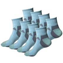 8 Pair Womens Mid Cut Ankle Quarter Athletic Casual Sport Cotton Socks S... - $15.99