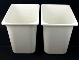 (Lot of 2) Ikea Trofast XLarge White Toy Storage Bin 16.5x11.75x14" 200.... - $45.99