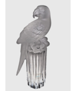 Vintage Goebel Frosted Crystal Glass Macaw Parrot Sculpture Figurine on ... - £15.53 GBP