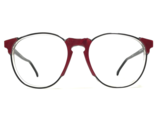 Vintage Marion Ramm Eyeglasses Frames 07/F 843 Black Red Oversized 52-18... - $55.91
