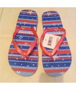 flip flops Size 5  6 small patriotic thongs shoes stars stripes New - £6.04 GBP