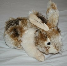 Dan Dee Easter Bunny Rabbit 13&quot; Beige Brown Multicolor Plush  Realistic Soft Toy - $18.39