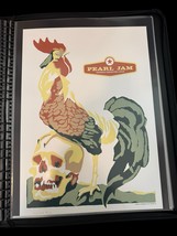 Pearl Jam Vancouver 2003 Poster Rooster 28/110 AP Artist Print Ames Mint... - $11,232.94 MXN