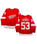 MORITZ SEIDER Autographed Red Wings Authentic Adidas Red Jersey FANATICS - £315.62 GBP