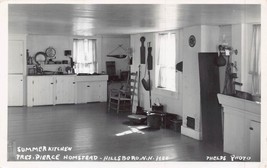 Hillsboro Nh~President Pierce HOMESTEAD-SUMMER Kitchen~Phelps Real Photo Postcrd - £6.69 GBP