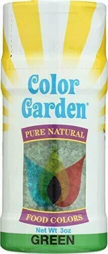 Color Garden Natural Sugar Crystals Green 3 oz. - $12.72